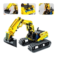 Конструктор радиоуправляемый &laquo;Строительный экскаватор&raquo;, 3 варианта сборки, 430 деталей