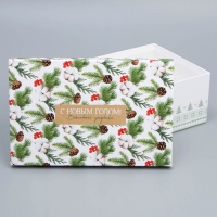 Набор подарочных коробок 5 в 1 &laquo;Новогодний&raquo;, 22 х 14 х 8.5 ‒ 32.5 х 20 х 12.5 см, Новый год