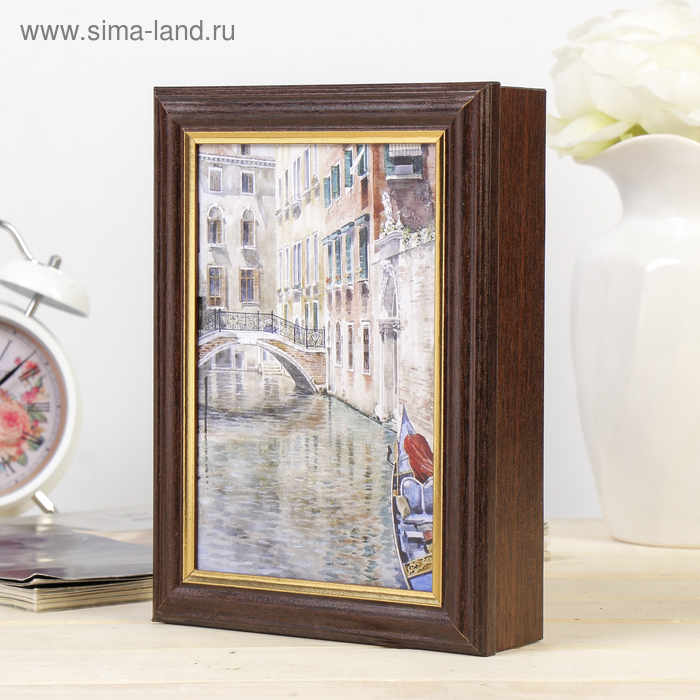 Ключница "Венеция" венге 15х21 МИКС