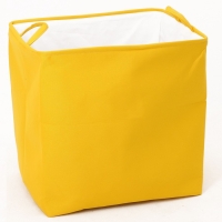 Корзина для хранения игрушкек с затяжкой на веревке, 40 х 50 х 48 см, жёлтая Корзина для хранения игрушкек с затяжкой на веревке, 40 х 50 х 48 см, жёлтая