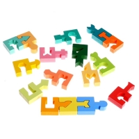 Детский развивающий конструктор «Собери по частям» 16 × 16 × 1,5 см Детский развивающий конструктор «Собери по частям» 16 × 16 × 1,5 см