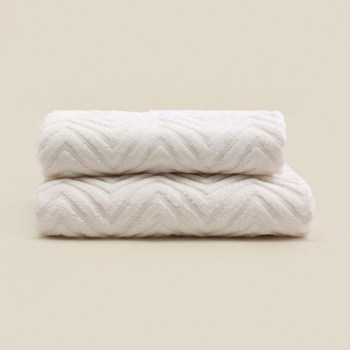 Полотенце махровое SL HOME: Geometry Полотенце махровое SL HOME: Geometry "Блан де Блан" 67х140 см, 83% хлопок, 17% лён, 500 г/м2 1024309