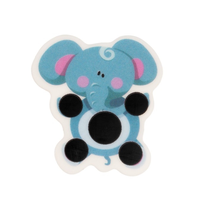 Детский термометр - наклейка налобный Детский термометр - наклейка налобный "Слоненок", до 40°, 4,5 х 3 см