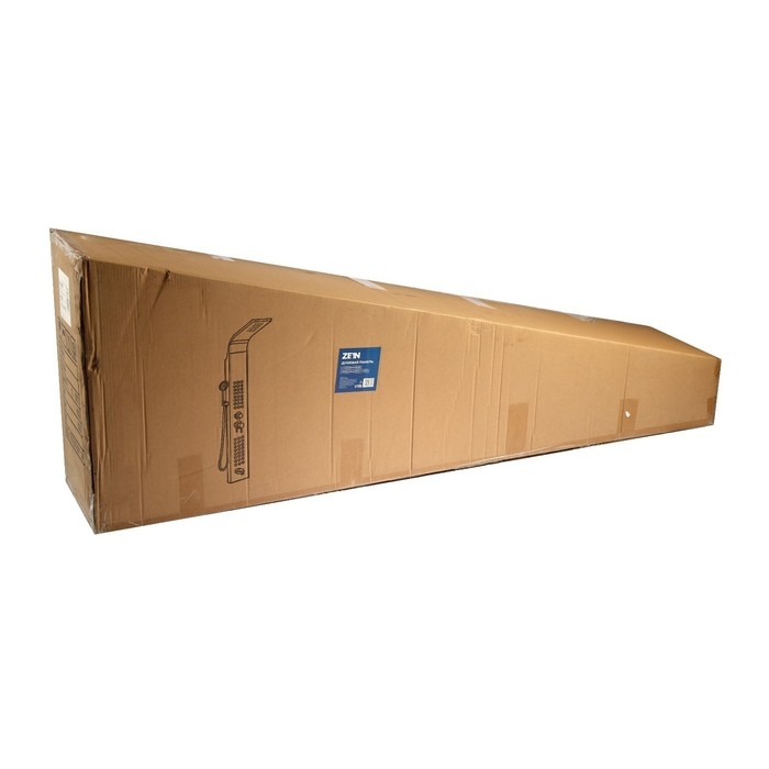 Душевая панель ZEIN S-13, 3-х функциональная, нержавеющая сталь, сатин