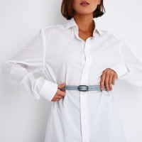 Ремень женский, ширина 2,4 см, пряжка металл, цвет голубой Ремень женский, ширина 2,4 см, пряжка металл, цвет голубой