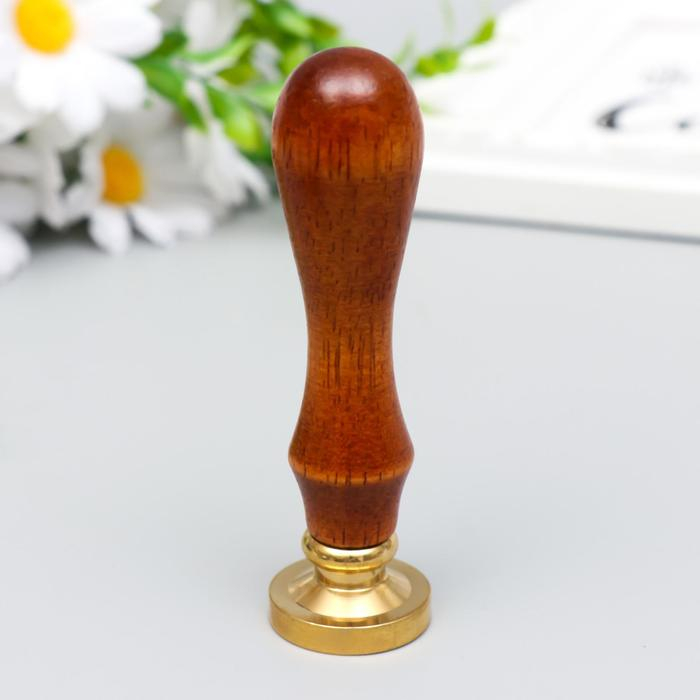 Печать для сургуча с деревянной ручкой Печать для сургуча с деревянной ручкой "Ландыши" 9х2,5х2,5 см