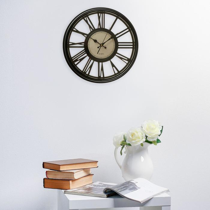 Часы настенные интерьерные большие Лофт, d-44 см