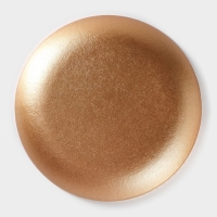 Блюдо для фруктов Доляна &laquo;Атланта&raquo;, d=19,5 см, цвет золотой