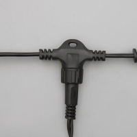 Гирлянда &laquo;Занавес&raquo; 2 &times; 6 м, IP44, УМС, тёмная нить, 1440 LED, свечение мульти, 220 В