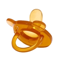 Пустышка с держателем, набор, в контейнере, коричневый Пустышка с держателем, набор, в контейнере, коричневый