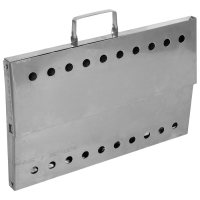 Мангал-дипломат №2, 400х250х400, нержавеющая сталь 1.5 мм, с шампурами, в сумке