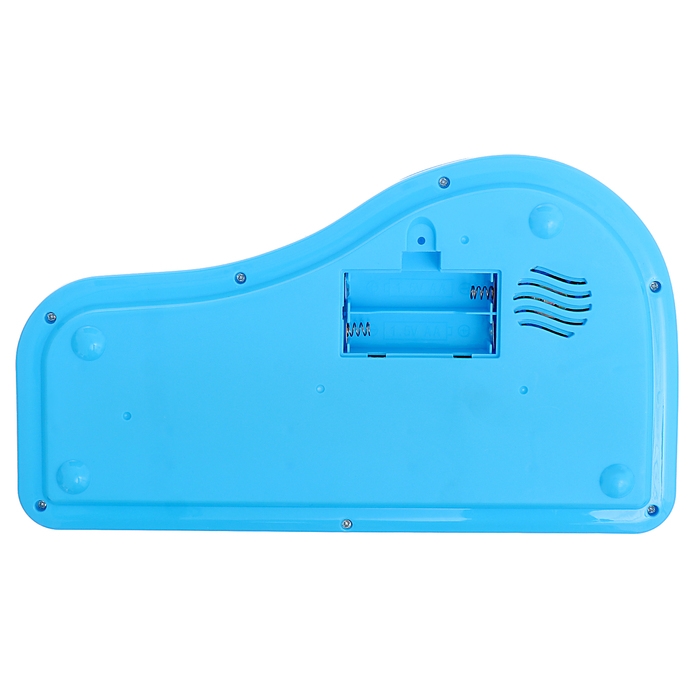 Музыкальное пианино &laquo;С Новым годом&raquo;, звук, цвет синий