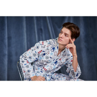 Халат мужской Этель "Капитан" рукав 3/4, размер 46-48, вафля 200г/м2, 100% хлопок Халат мужской Этель "Капитан" рукав 3/4, размер 46-48, вафля 200г/м2, 100% хлопок