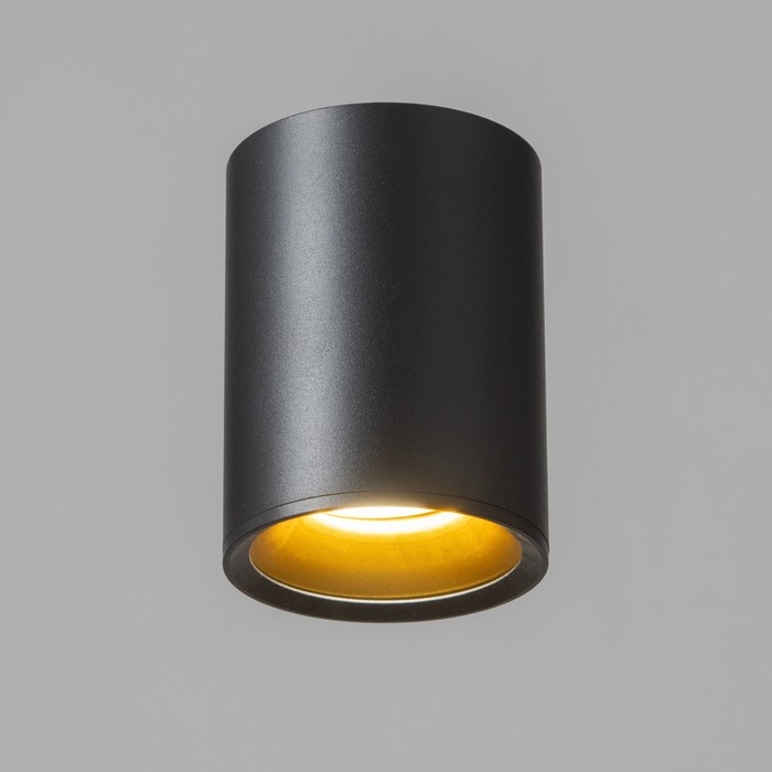 Светильник Светильник "Балло" GU10 черно-золотой 8,5х8,5х10 см