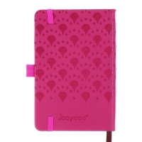 Ежедневник недатированный, формат А6, 100 листов, в клетку, обложка кожзам, на резинке, розовый Ежедневник недатированный, формат А6, 100 листов, в клетку, обложка кожзам, на резинке, розовый