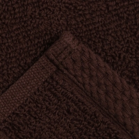 Полотенце махровое LoveLife "Twined" 30х60 см, цвет кофейный, 100% хлопок, 420 гр/м2