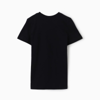 Футболка для девочки, цвет чёрный, рост 164 см