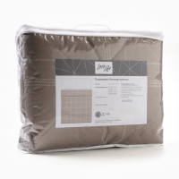 Покрывало LoveLife 2 сп «Бежевая клетка», 180х210±5см, микрофайбер, 100% п/э Покрывало LoveLife 2 сп «Бежевая клетка», 180х210±5см, микрофайбер, 100% п/э