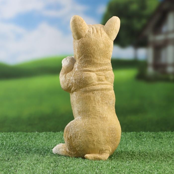 Садовая фигура Садовая фигура "Попрошайка бульдог" 10х11х20см