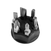 Отвертка с набором бит ТУНДРА, 7 предметов, 160 мм Отвертка с набором бит ТУНДРА, 7 предметов, 160 мм