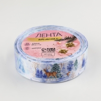 Лента атласная &laquo;Сказочный лес&raquo;, 25 мм, 23 &plusmn; 1 м