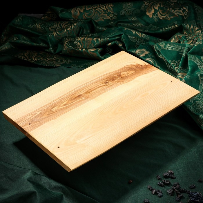 Столешница деревянная из слэба, 50х30 см, массив дуба