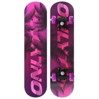 Скейтборд подростковый ONLITOP, 62&times;16 см, колёса PVC 50 мм, пластиковая рама