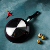 Сковорода Доляна Promo, d=20 см, h= 5 см, пластиковая ручка, антипригарное покрытие, цвет бордовый Сковорода Доляна Promo, d=20 см, h= 5 см, пластиковая ручка, антипригарное покрытие, цвет бордовый