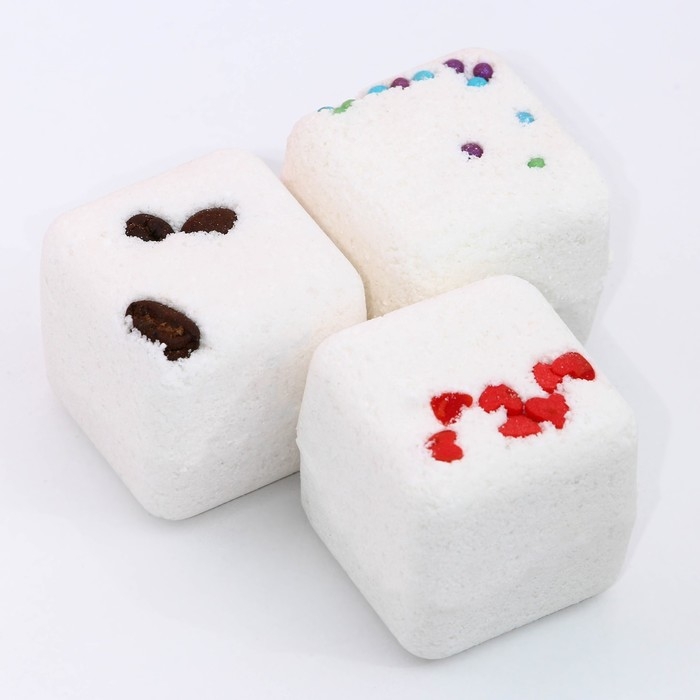 Подарочный набор косметики «С 8 Марта!», бомбочки для ванны с добавками 3 х 65 г, ЧИСТОЕ СЧАСТЬЕ Подарочный набор косметики «С 8 Марта!», бомбочки для ванны с добавками 3 х 65 г, ЧИСТОЕ СЧАСТЬЕ