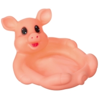 Набор резиновых игрушек для ванны &laquo;Мыльница: Свинка&raquo;, с пищалкой, 4 шт, Крошка Я