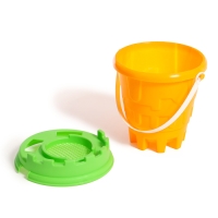 Песочный набор №3 &laquo;Пончик&raquo;: ведро, сито, кольцо, звезда, 2 формочки, лопата, МИКС