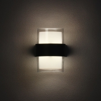 Светильник фасадный &laquo;Гранд двойной&raquo;, FSD-076, 10 Вт, 4000К, IP65, 220 В, пластик, черный