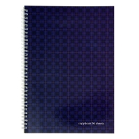 Тетрадь А4, 96 листов в клетку на гребне "Шотландка", обложка мелованный картон, глянцевая ламинация, МИКС Тетрадь А4, 96 листов в клетку на гребне "Шотландка", обложка мелованный картон, глянцевая ламинация, МИКС