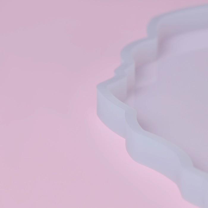 Молд Доляна &laquo;Эстель&raquo;, силикон, d=26 см, прозрачный