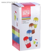 Ланч-бокс "Котята", 1.23 л, сохраняет тепло 4 ч, 11.5 х 23 см, микс Ланч-бокс "Котята", 1.23 л, сохраняет тепло 4 ч, 11.5 х 23 см, микс