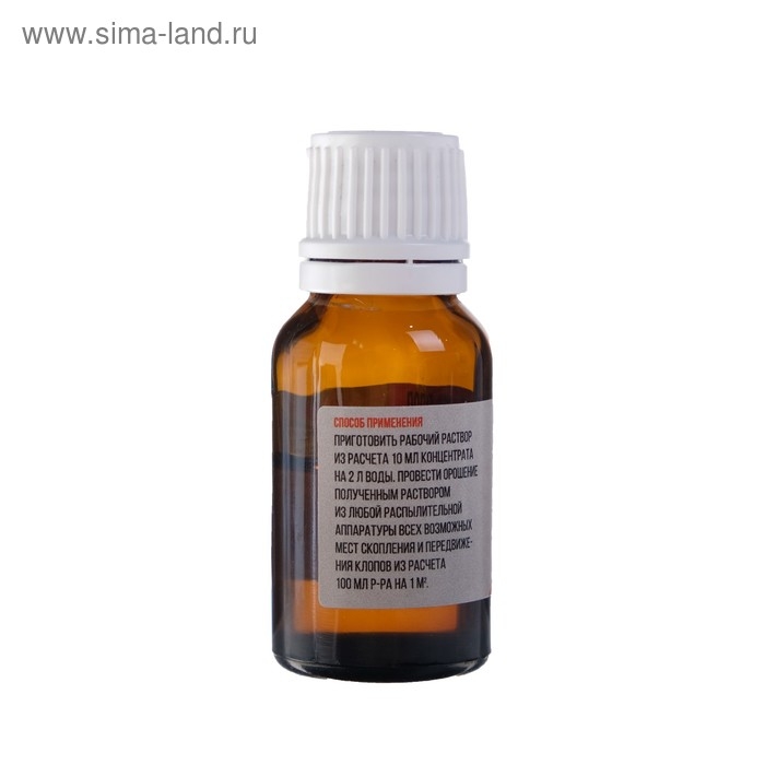 Средство от клопов "Супер", без запаха, флакон с европодвесом, 10 мл