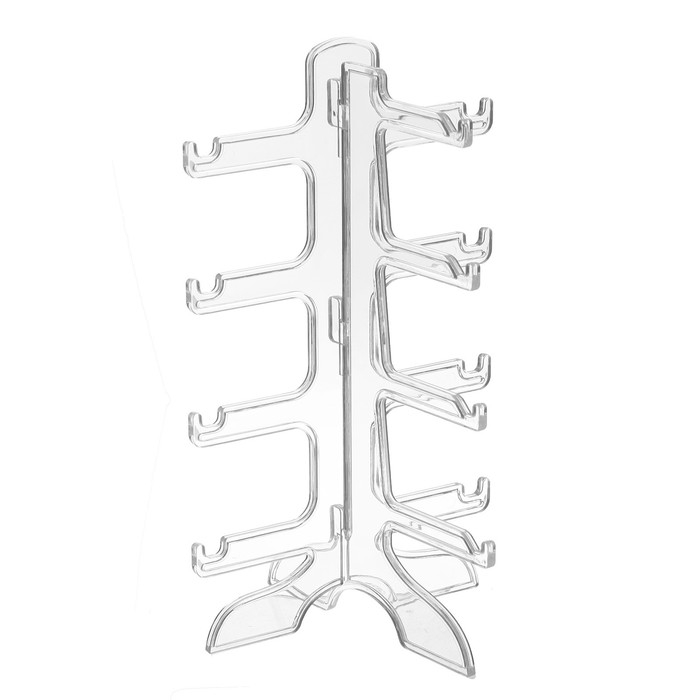 Подставка под очки 4 места, 16&times;14,5&times;25,5, цвет прозрачный