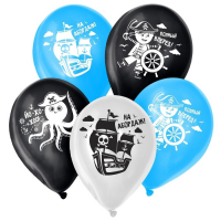 Воздушный шар латексный 12" &laquo;Пиратское ассорти&raquo;, пастель, 25 шт.