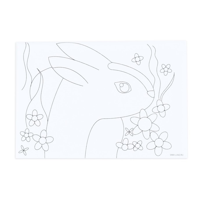 Валяние из шерсти. Картина «Кролик», А5, набор для творчества Валяние из шерсти. Картина «Кролик», А5, набор для творчества