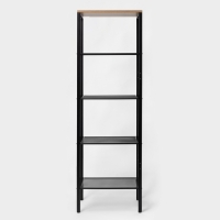 Стеллаж &laquo;Торонто 15&raquo;, 47&times;30&times;146,5 см, цвет чёрный