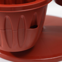 Кашпо многоярусное &laquo;Каскад&raquo;, 3 шт, 700 мл, цвет терракотовый