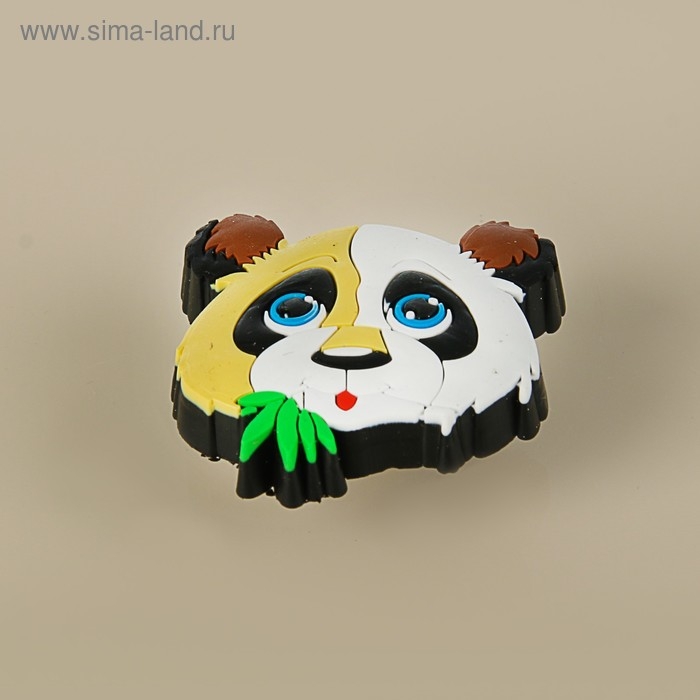 Ручка кнопка детская KID 001, Ручка кнопка детская KID 001, "Панда", резиновая