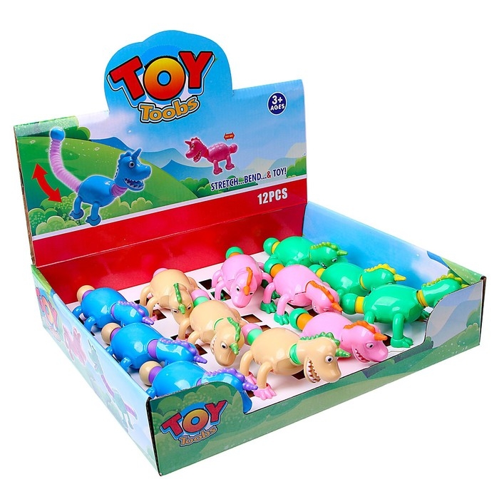 Развивающая игрушка &laquo;Динозавр&raquo;, цвета МИКС