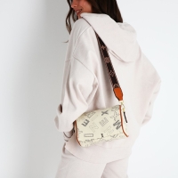 Сумка кросс-боди на молнии, цвет бежевый Сумка кросс-боди на молнии, цвет бежевый