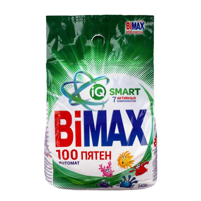 Стиральный порошок BiMax Стиральный порошок BiMax "100 пятен", автомат, 2.4 кг