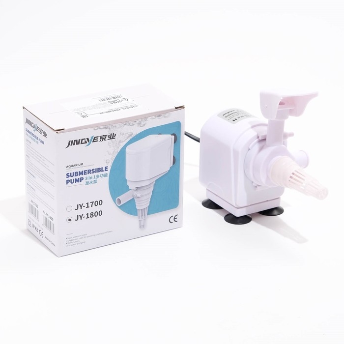 Помпа аквариумная JINGYE JY-1800, 1800 л/ч, 25 Вт, высота подъема воды 1,8 м Помпа аквариумная JINGYE JY-1800, 1800 л/ч, 25 Вт, высота подъема воды 1,8 м