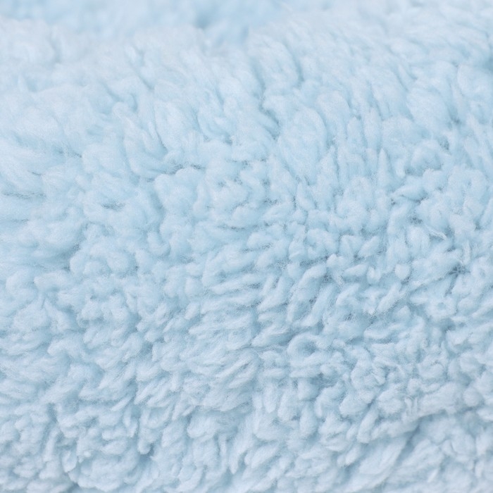 Лежанка для собак и кошек &laquo;Уют&raquo;, мягкий мех, 45 х 35 х 11 см, голубая