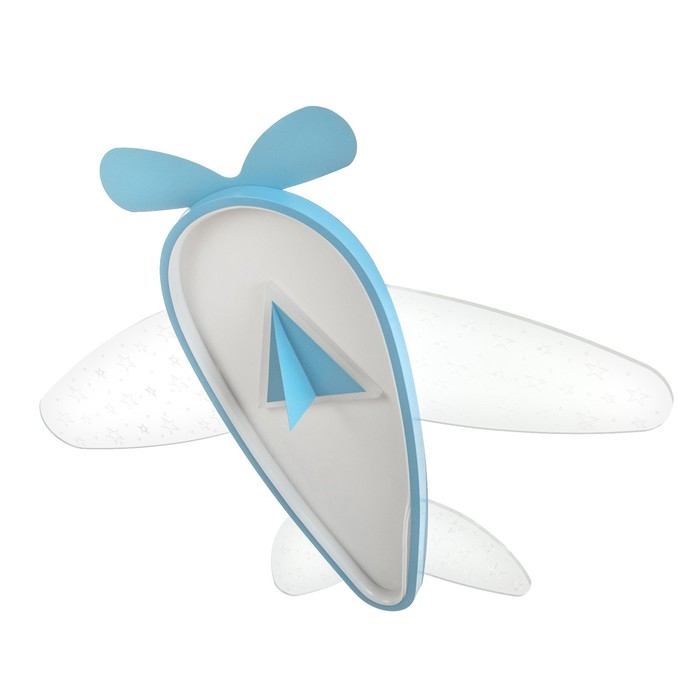 Светильник Самолет LED 30Вт синий 58х58х8 см BayerLux Светильник Самолет LED 30Вт синий 58х58х8 см BayerLux