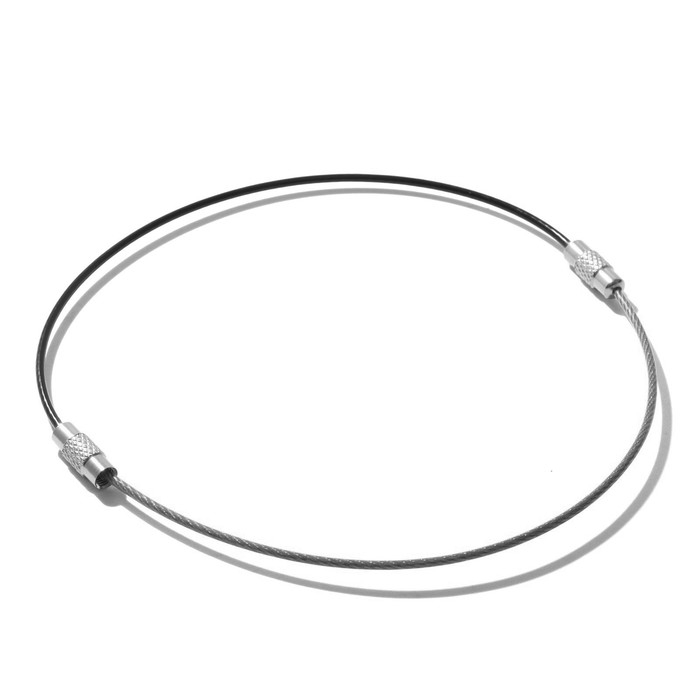 Держатель универсальный &laquo;Хомут&raquo; набор 10 шт., металл, цвет хром, 0,5&times;0,5&times;15 см