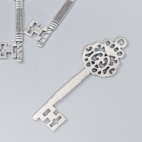 Декор металл "Ключ ажурный" 7,5х3 см Декор металл "Ключ ажурный" 7,5х3 см